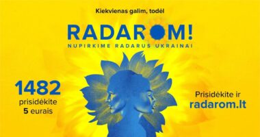 ADWISERY prisidėjo prie paramos akcijos „Radarom“ ir suteikė finansinę paramą