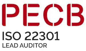 Ernestas Lipnickas ISO22301 Lead Auditor certificate